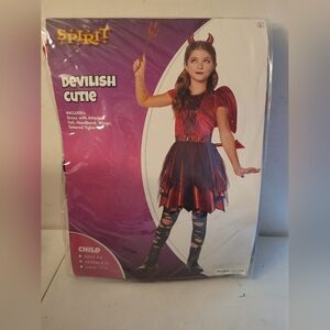 Kids Devilish Cutie Custome- Medium 8-10
